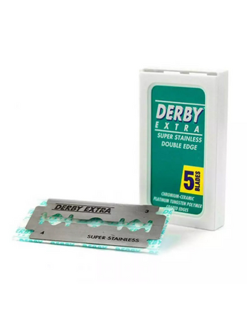 DERBY EXTRA Double Edge Razor Blades (Value Pack) 10 packs of 5pcs